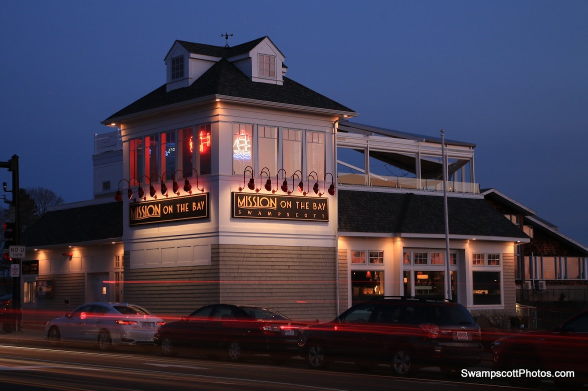 Mission on the Bay at night